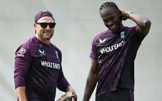 Brendon McCullum and Jofra Archer
