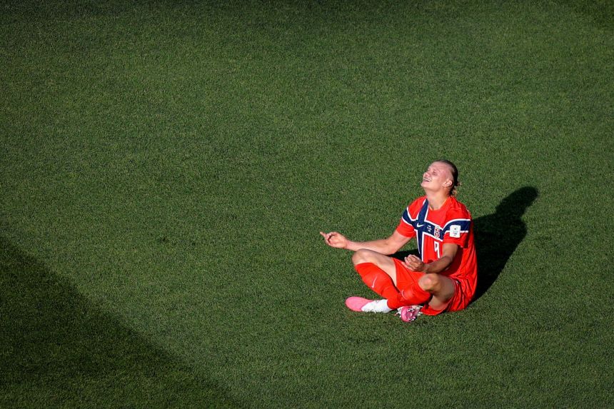 Erling Haaland will look to pile up more goals against Senegal today.