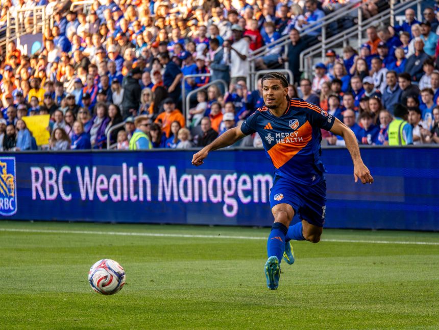 Miles Robinson faced Inter Miami in a club match for FC Cincinnati last month.