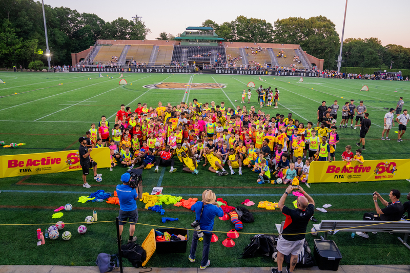 Ghanaian Icons motivate kids to Be Active in Rhode Island