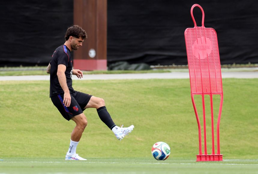 Pulisic has been practicing away from the team while recovering from a calf injury.