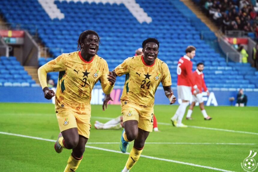 Ghana concede late to draw with Wales in Cardiff
