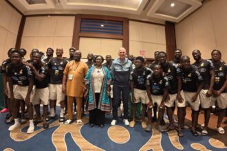 Vice President H.E Prof. Jane Naana Opoku-Agyemang visits Black Stars in Toronto