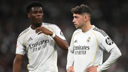 Aurélien Tchouaméni and Federico Valverde clashed during training last week.