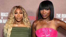 INGLEWOOD, CALIFORNIA - MAY 10: (L-R) Serena Williams and Venus Williams attend Netflix Is A Joke Festival Presents: The Roast of Kevin Hart at The Kia Forum on May 10, 2026 in Inglewood, California. (Photo by Gonzalo Marroquin/Getty Images for Netflix)