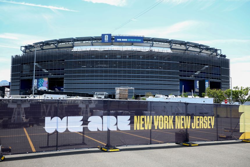 MetLife Stadium, in East Rutherford, New Jersey, will be hosting the World Cup final next month.