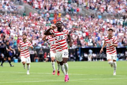 Folarin Balogun and the USA are taking the field today.