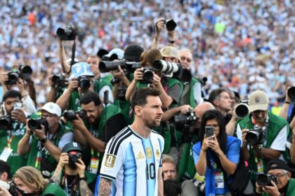 Argentina superstar Lionel Messi will look to beat yet another World Cup record today.