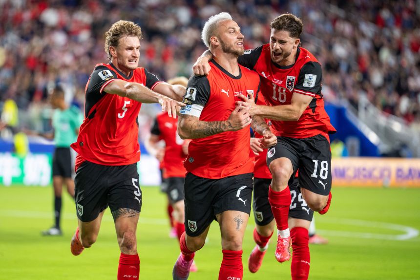 Veteran Austria forward Marko Arnautović scored a penalty at the death in the match against Jordan.