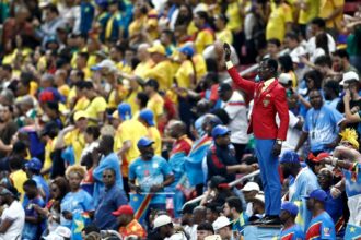 Michel Kuka Mboladinga, also known as Lumumba Vea, is a stalwart of the Democratic Republic of Congo's soccer matches.