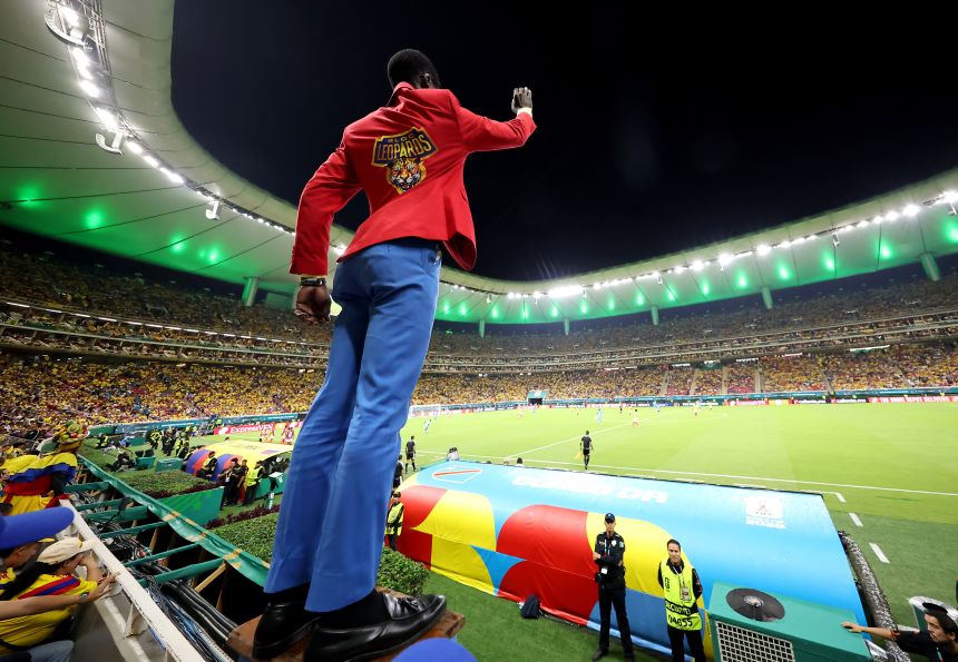 Mboladinga was at the World Cup match in Zapopan against Colombia and will be present at the team's next fixture in Atlanta.