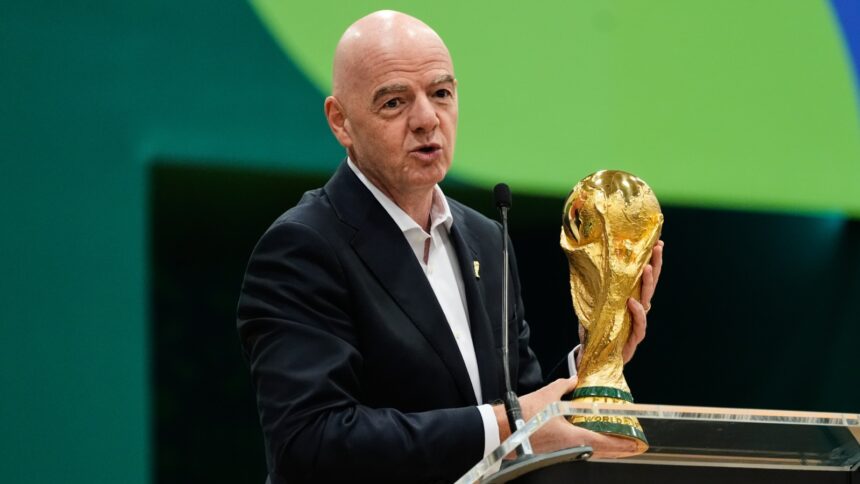 When Infantino campaigned for the FIFA presidency in 2016, he promised reform. Instead, his presidency has come to be defined by something else. (AP Photo)