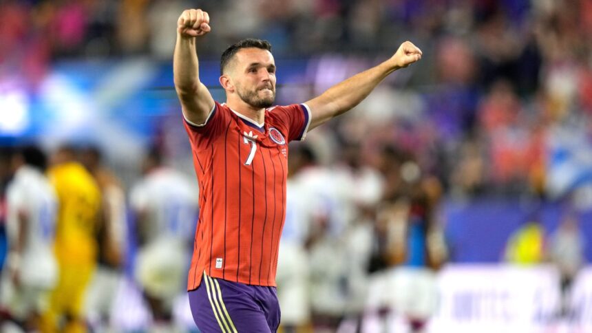 Scotland's John McGinn celebrates a win vs Haiti in the FIFA World Cup 2026. (AP)