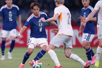 There was enough excitement about work on Jersey No 20, traditionally donned by the Japanese Messi, Kubo (AP Photo)