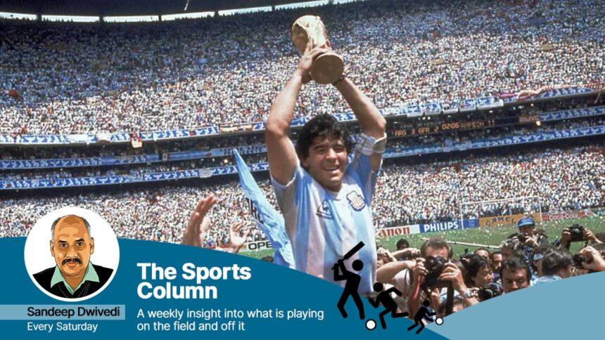 As the Argentines hugged Maradona, the world, including the recent converts from Rajkot, wanted to jump into the television to be part of the happy huddle. (AP File Photo)