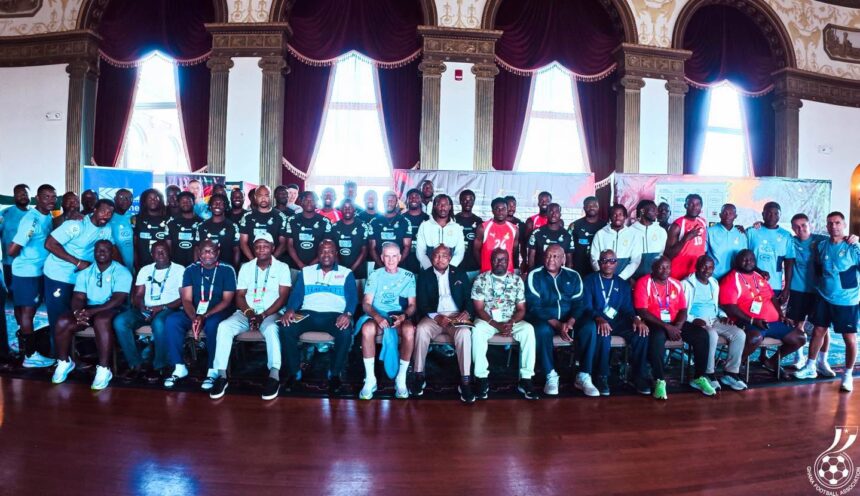 No team can intimidate you: Ghana Ministers, Ambassador visit Black Stars camp ahead of Croatia decider