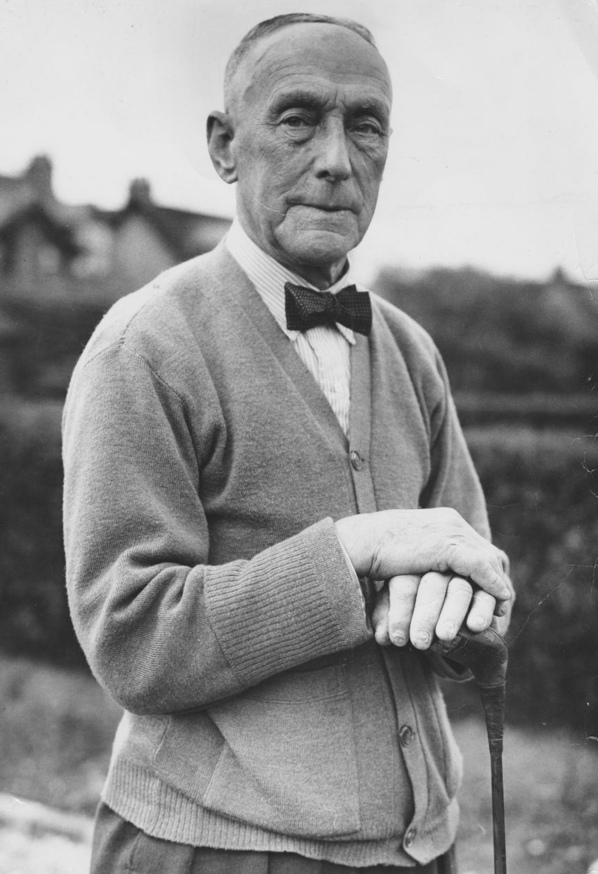 Archie McLean poses for a portrait in Paisley, Scotland, in his later years.