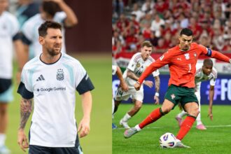 MbappOn the Messi-Ronaldo debate, Mbappe pushed back on the idea that one represents talent and the other hard work. e on Messi, Ronaldo