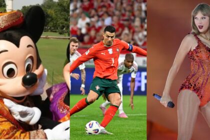 Cristiano Ronaldo Mickey mouse Taylor swift FIFA World Cup