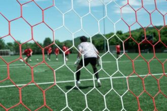 Soccer players from Baylor School practice on the school's fields in Chattanooga, Tennessee.