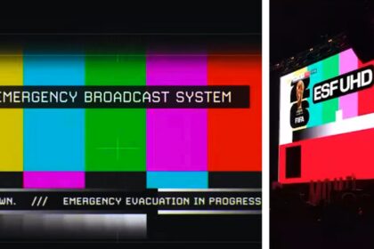 The feed on BBC got the feed cut off during Scotland vs Haiti game with a error message of ESF UHD C appeared. (Screengrab from YouTube & X)