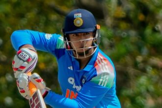 During the later stages of the IPL, in the Eliminator, Sunrisers Hyderabad pacers had tried that particular line and were rewarded after Sooryavanshi had taken the game away from them. (Sri Lanka Cricket Photo)