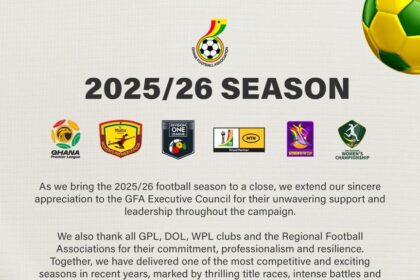 Competitions Department appreciates stakeholders after successful 2025/26 season