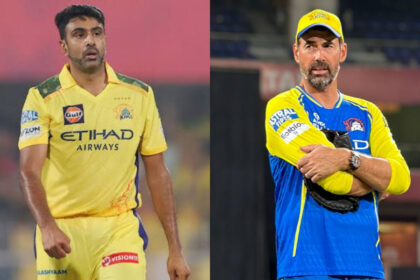 Ravi Ashwin and Stephen Fleming