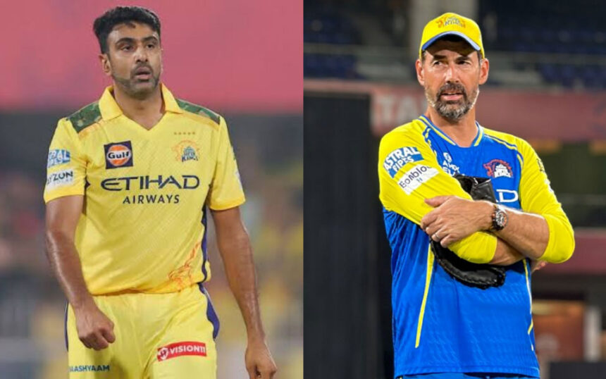 Ravi Ashwin and Stephen Fleming