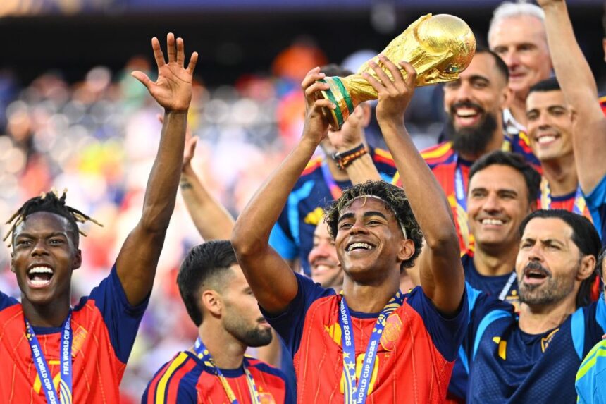 Lamine Yamal and his teammates are World Cup champions.