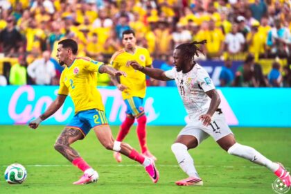 Black Stars exit World Cup after narrow defeat to Colombia
