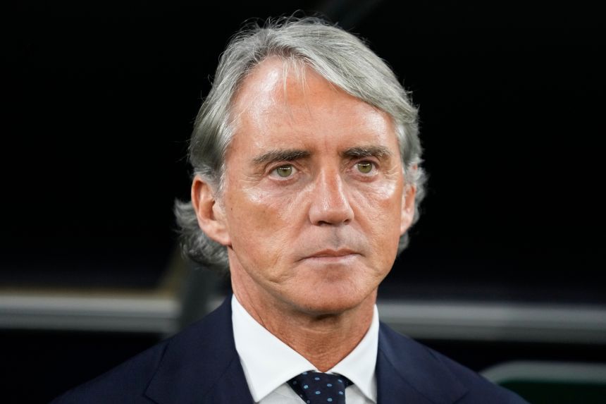 Roberto Mancini, seen here in 2024, last coached Italy from 2018-2023.