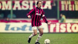 Franco BARESI of AC Milan during the Serie A match between AC Milan and Lecce at San Siro, Milan, Italy on 9th January 1994 ( Photo by Eric Renard / Onze / Icon Sport )