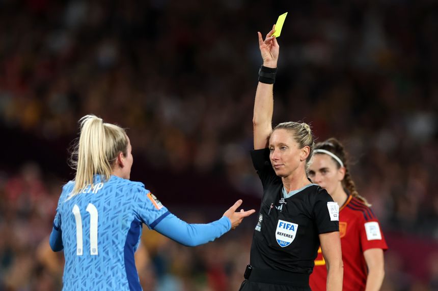 Tori Penso was the head referee for the 2023 Women’s World Cup final between Spain and England.