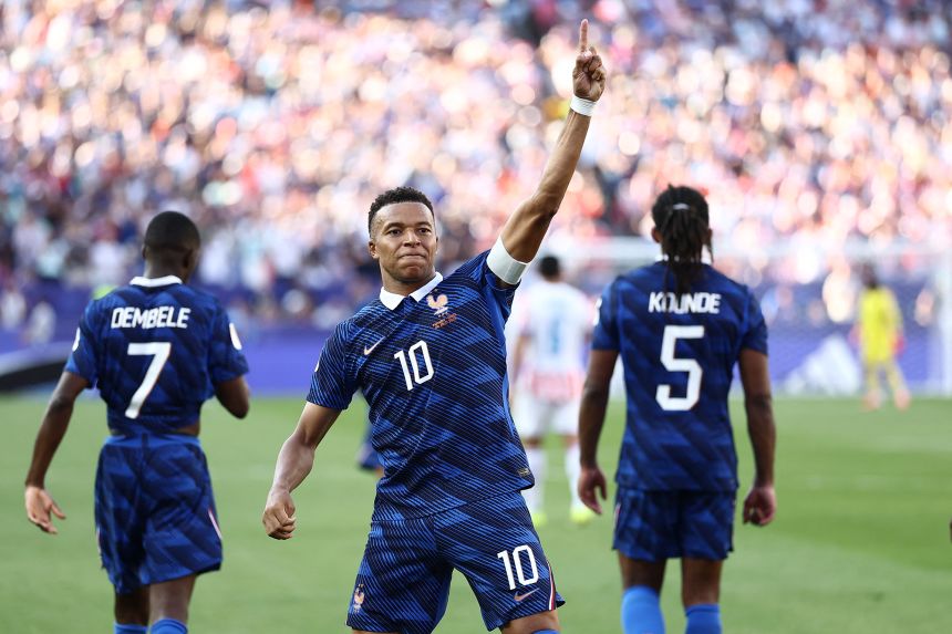 Kylian Mbappé and France take on Spain tomorrow at AT&T Stadium in Arlington, TX.