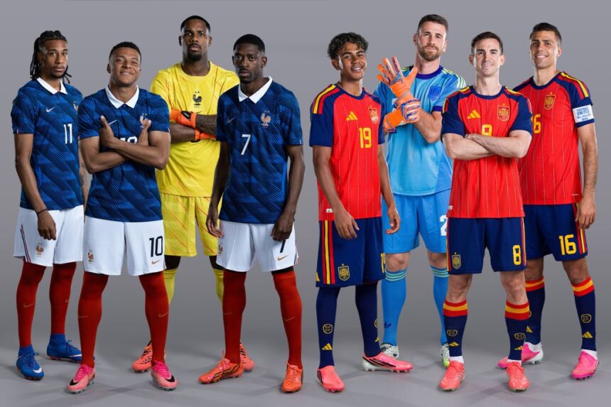 France and Spain both boast squads full of world-class players.