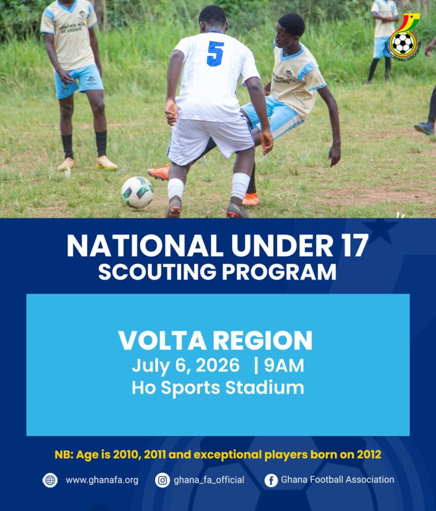 National U-17 Scouting Exercise Heads to the Volta Region