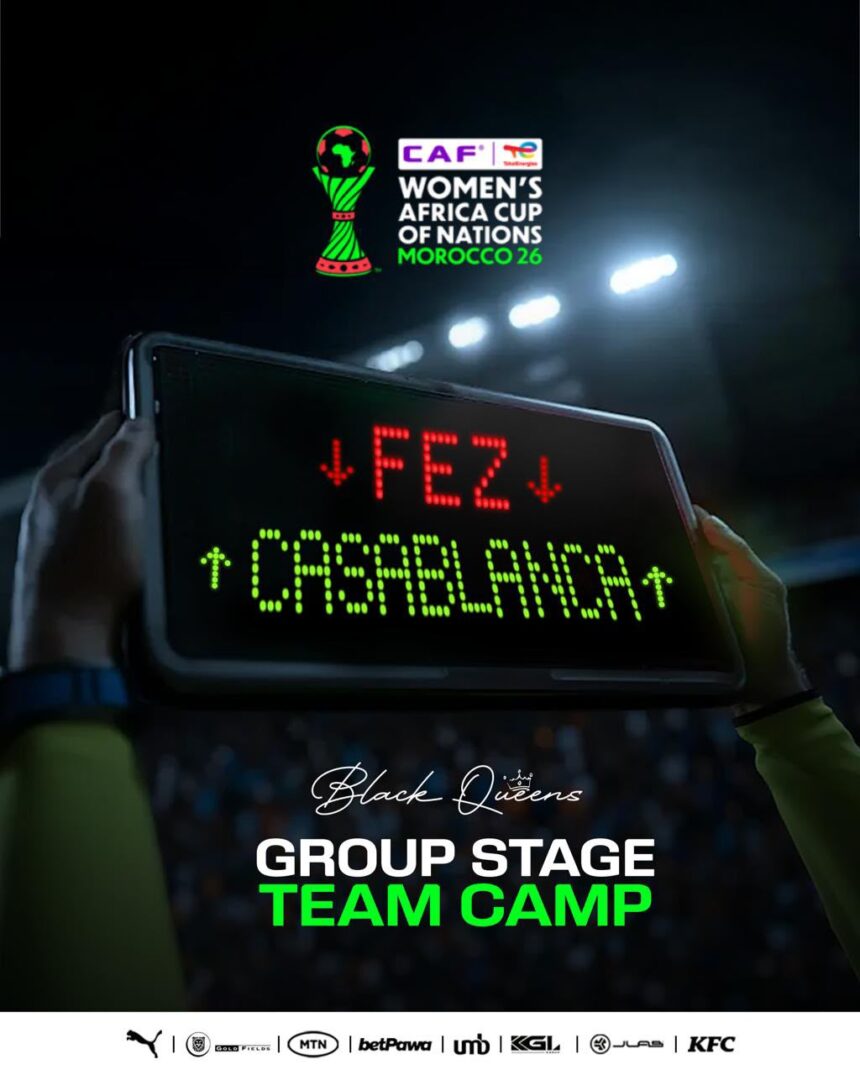 Black Queens to pitch camp in Casablanca after CAF revises WAFCON 2026 programme