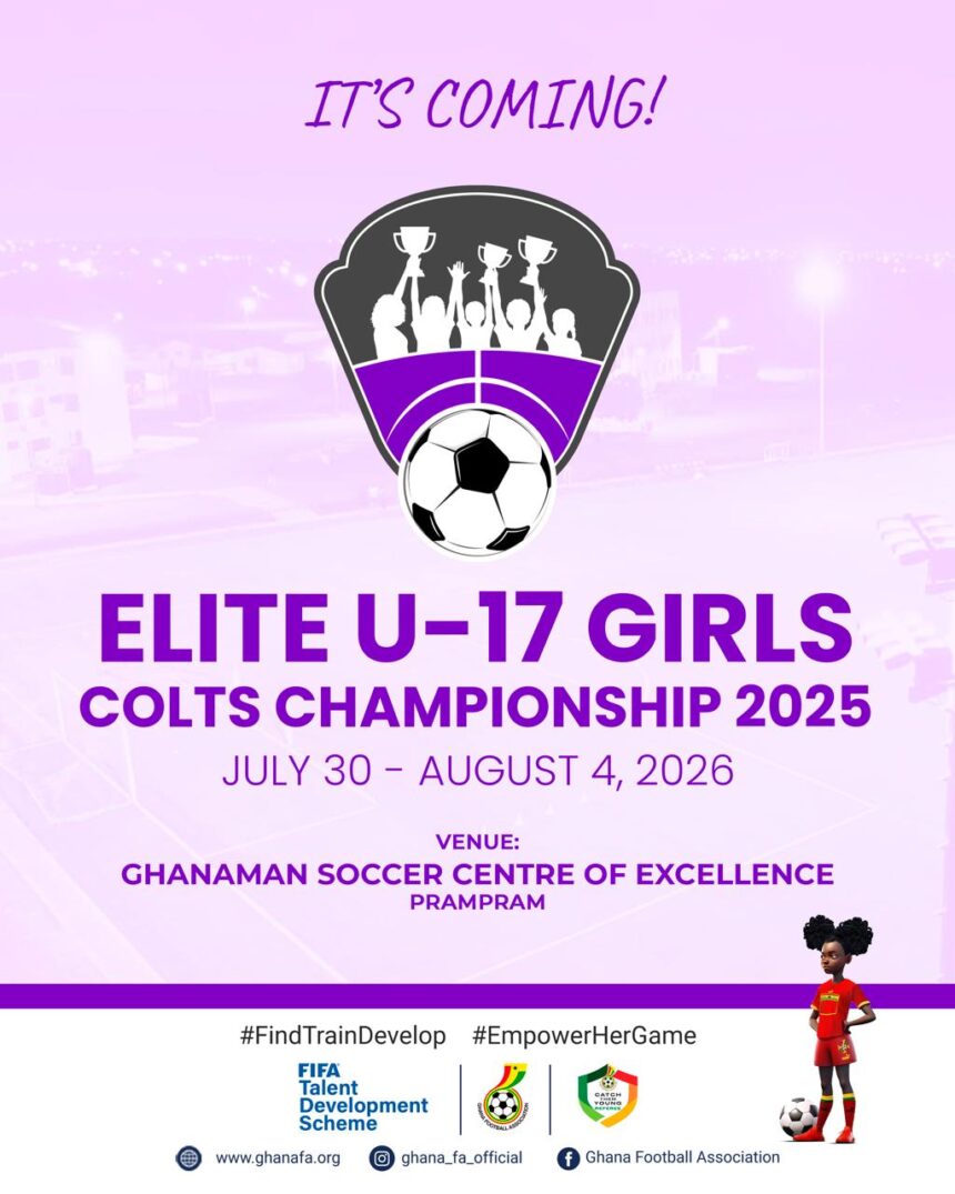 Elite U-17 Girls Colts Championship set to kick off in Prampram