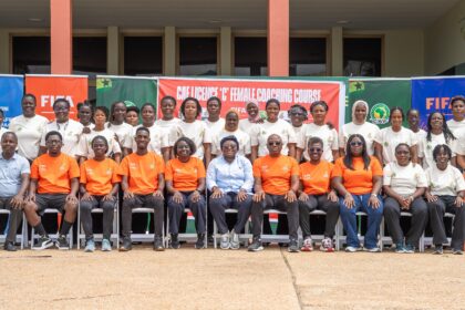 CAF/GFA all-female license C coaching course ends in Prampram