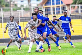X1 Energy Drink DOL Super Cup: Ebusua Dwarfs thrash Real Tamale United 4-1 to go top of Group A