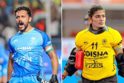 Harmanpreet Singh and Savita Punia
