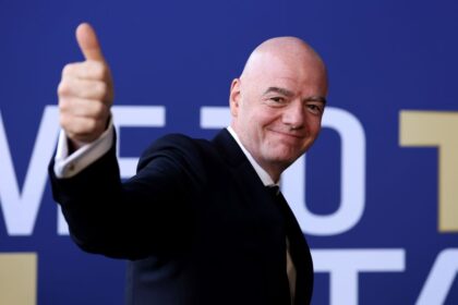 FIFA President Gianni Infantino pictured ahead of the 2026 FIFA World Cup final.