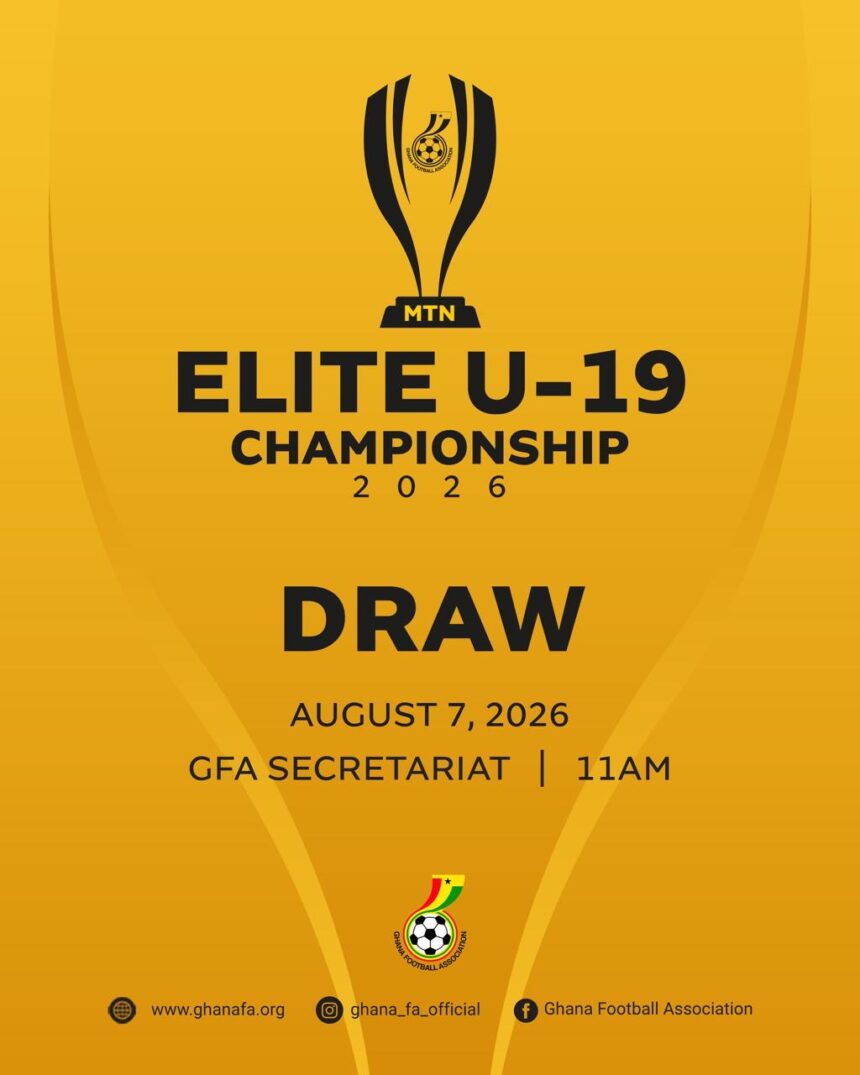 2026 MTN Elite U-19 Championship draw set for Friday, August 7