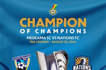 2026 Champion of Champions set for August 30 at TNA Stadium in Tarkwa