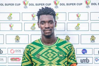 Ebusua Dwarfs Captain Godfred Eshun claims Man of the Match award after brace against Attram De Visser