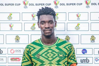 Ebusua Dwarfs Captain Godfred Eshun claims Man of the Match award after brace against Attram De Visser
