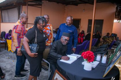 Executive Council pays courtesy visit to family of late Nii Sabahn Quaye
