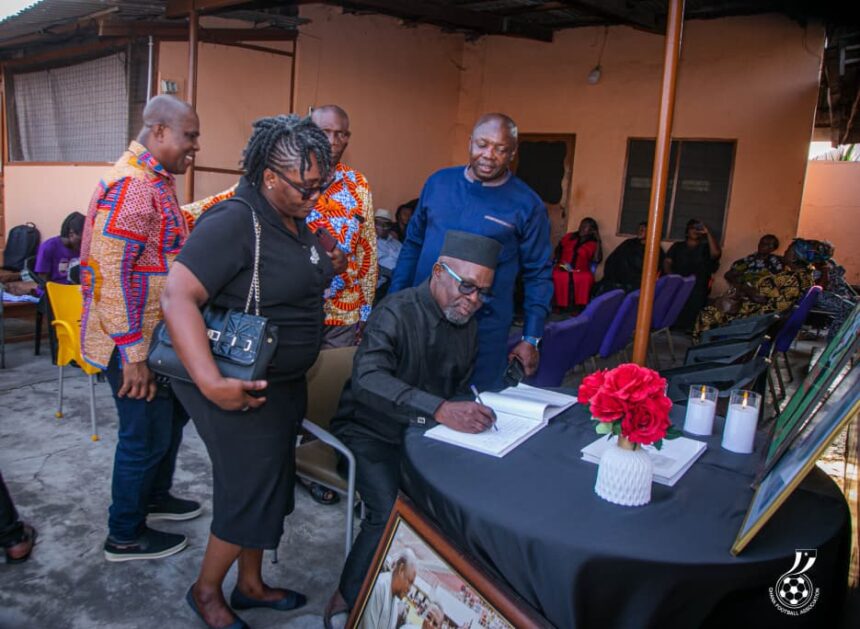 Executive Council pays courtesy visit to family of late Nii Sabahn Quaye