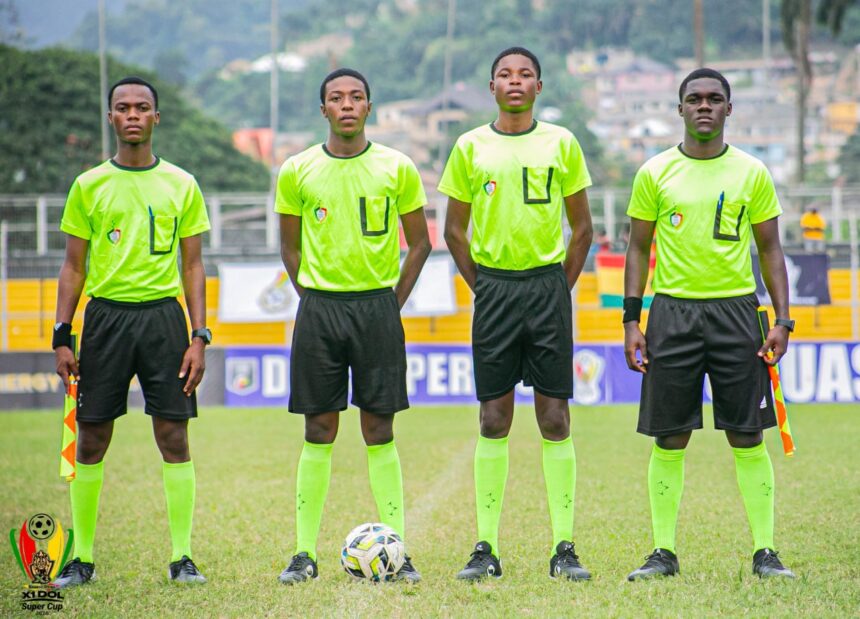 Pictures: Catch Them Young Referees make great impact at 2026 X1 Energy Drink DOL Super Cup